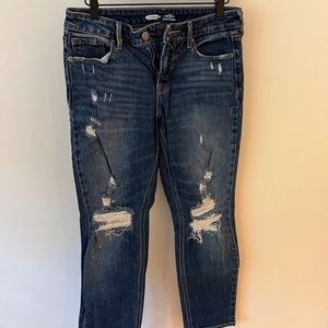 Old Navy Power Slim Straight High Rise Jeans
